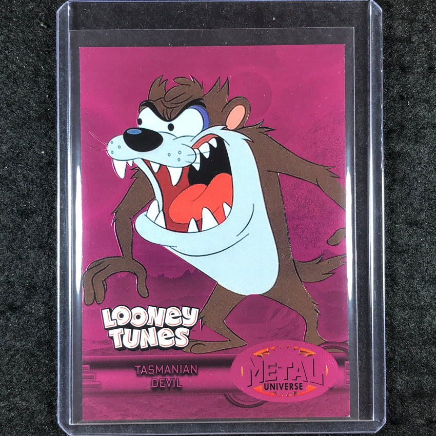 2024 Fleer Retro Looney Tunes TASMANIAN DEVIL Metal 97-98 Retro Pink /300 #32
