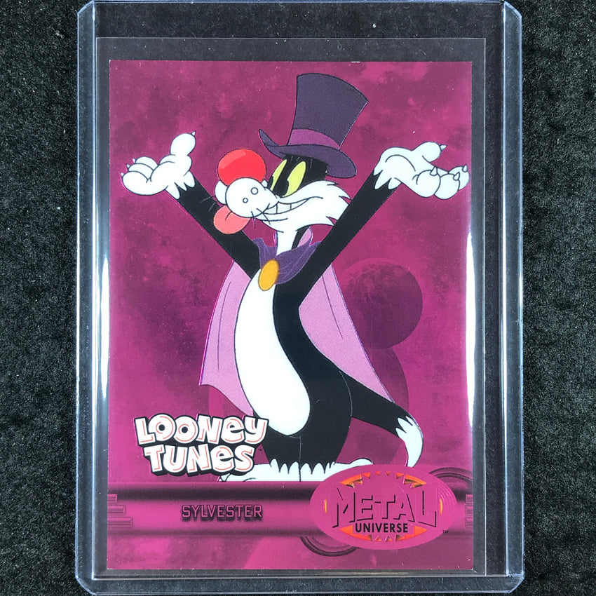 2024 Fleer Retro Looney Tunes SYLVESTER Metal Universe 97-98 Retro Pink /300 #38