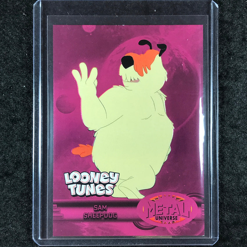 2024 Fleer Retro Looney Tunes SAM SHEEPDOG Metal 97-98 Retro Pink /300 #43
