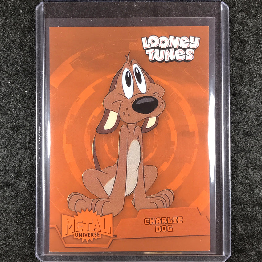 2024 Fleer Retro Looney Tunes CHARLIE DOG Metal Universe Orange FX /200 #45