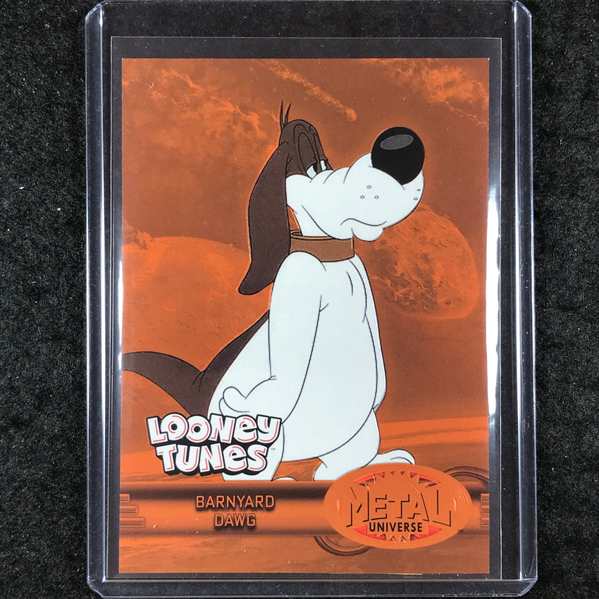 2024 Fleer Retro Looney Tunes BARNYARD DAWG Metal 97-98 Retro Orange /200 #8