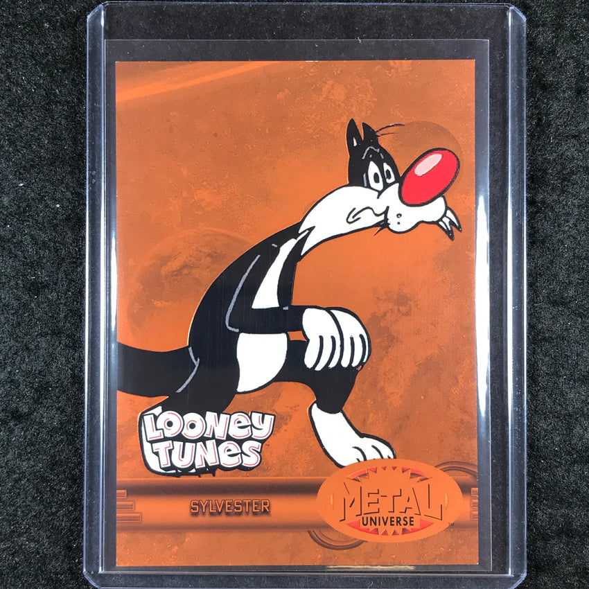 2024 Fleer Retro Looney Tunes SYLVESTER Metal 97-98 Retro Orange /200 #9