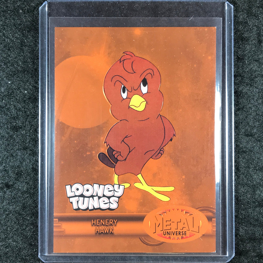 2024 Fleer Retro Looney Tunes HENERY HAWK Metal 97-98 Retro Orange /200 #22