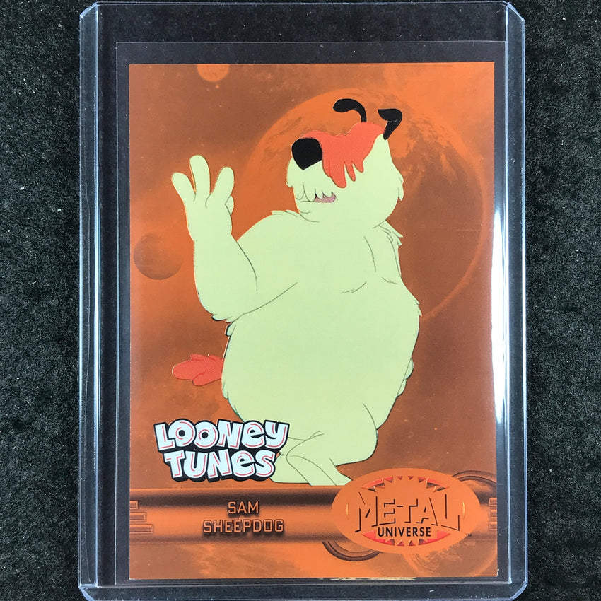 2024 Fleer Retro Looney Tunes SAM SHEEPDOG Metal 97-98 Retro Orange /200 #43