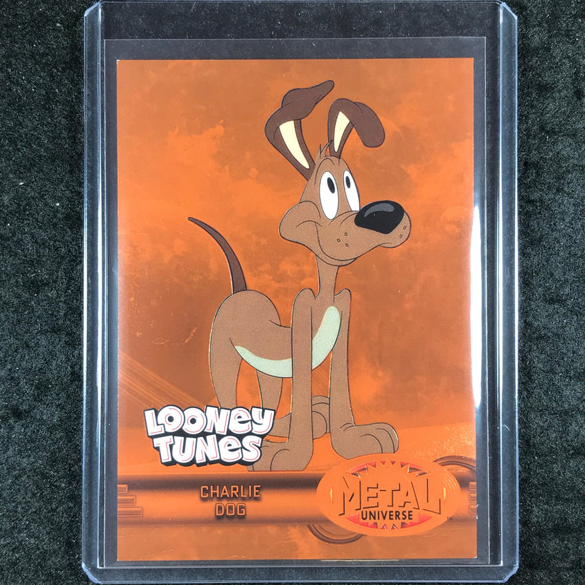2024 Fleer Retro Looney Tunes CHARLIE DOG Metal 97-98 Retro Orange /200 #45