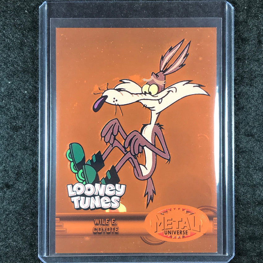 2024 Fleer Retro Looney Tunes WILE E. COYOTE Metal 97-98 Retro Orange /200 #48