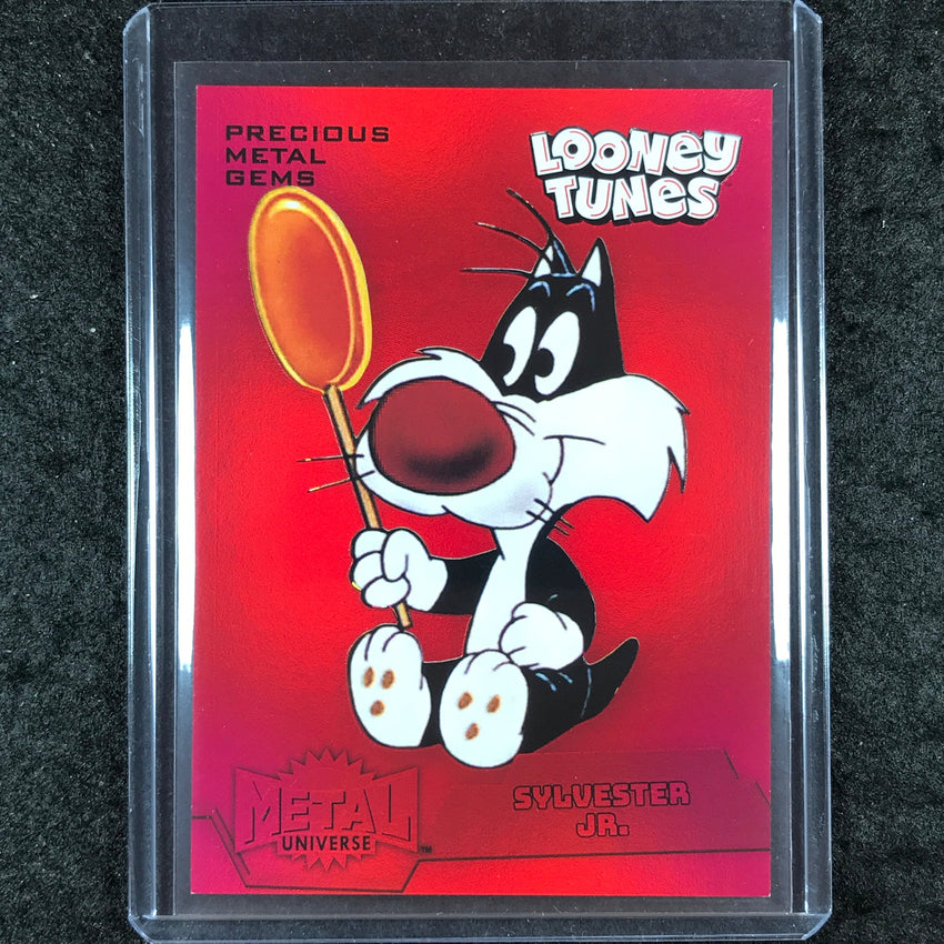2024 Fleer Retro Looney Tunes SYLVESTER JR. Metal Universe PMG Red 61/100 #39