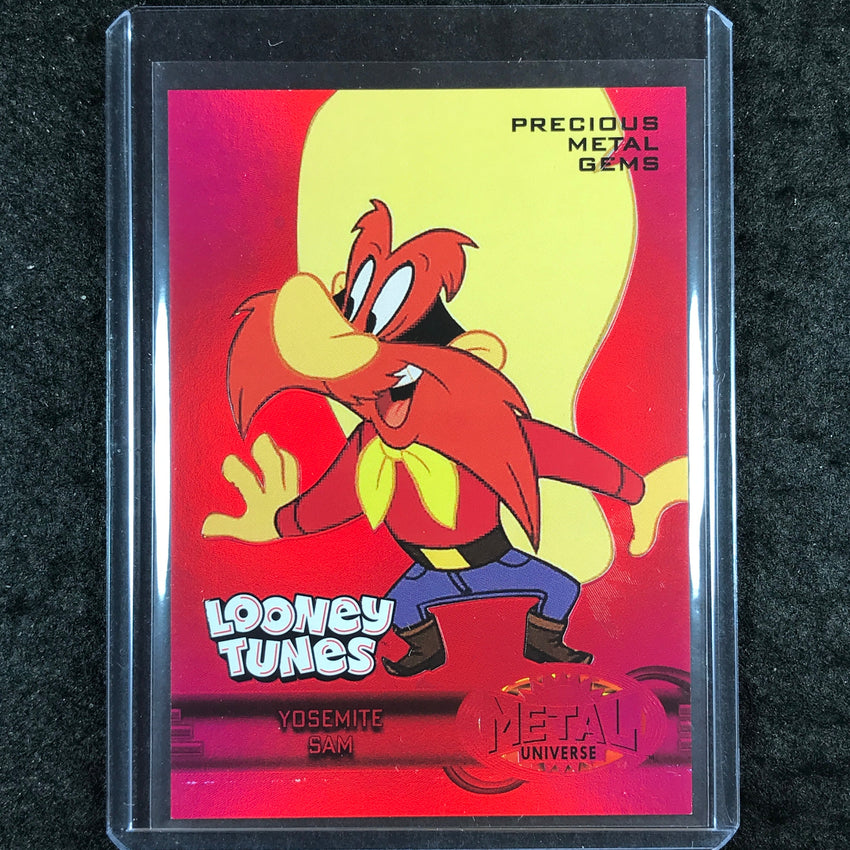 2024 Fleer Retro Looney Tunes YOSEMITE SAM Metal 97-98 Retro PMG Red 64/100 #2