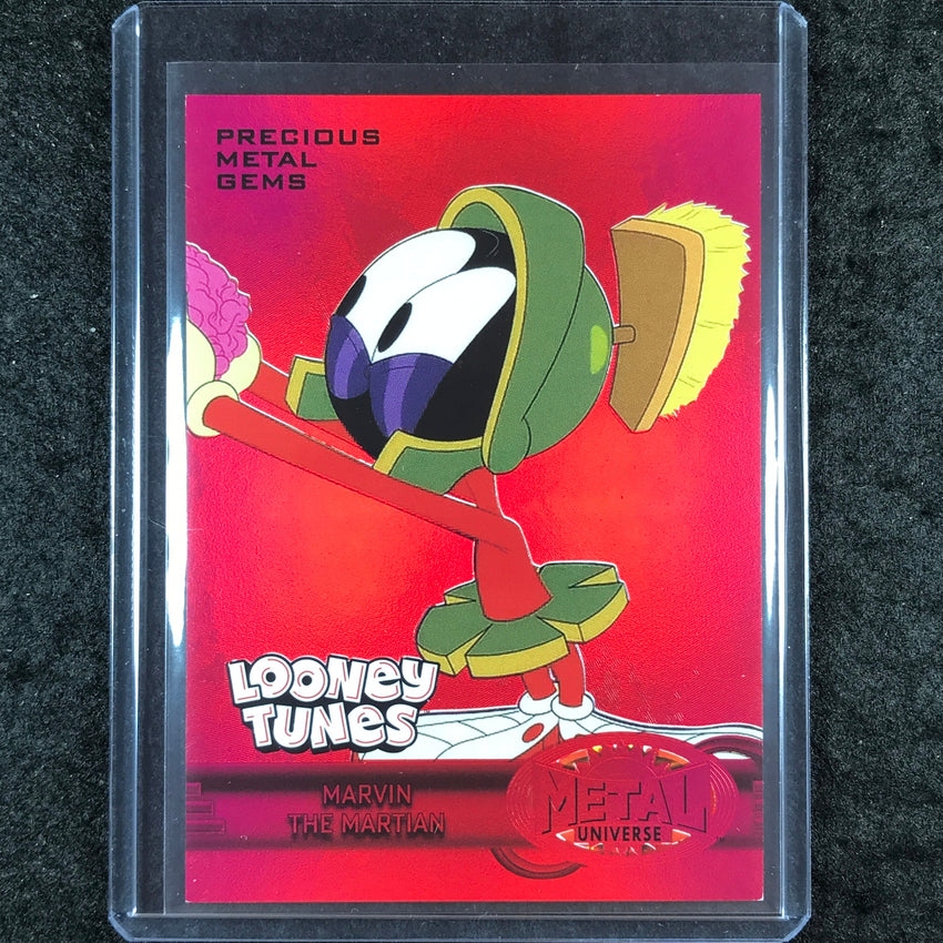 2024 Fleer Retro Looney Tunes MARVIN MARTIAN Metal 97-98 Retro PMG Red 69/100