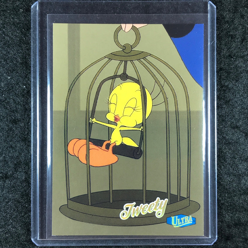 2024 Fleer Retro Looney Tunes TWEETY Fleer Ultra Platinum Medallion 6/100 #23