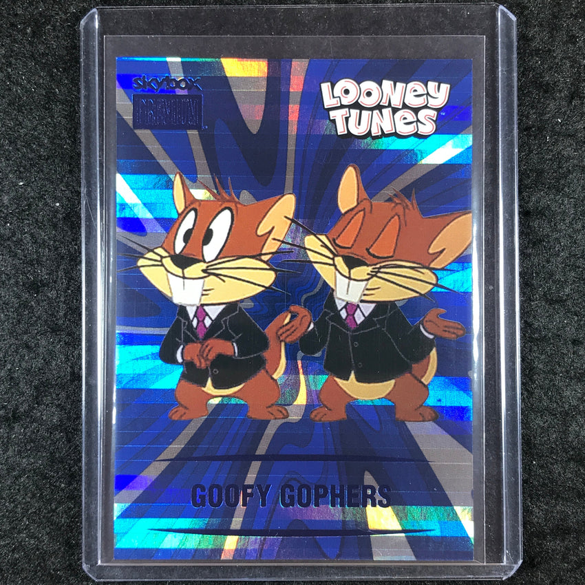 2024 Fleer Retro Looney Tunes GOOFY GOPHERS Skybox Premium Sapphire 33/75 #50