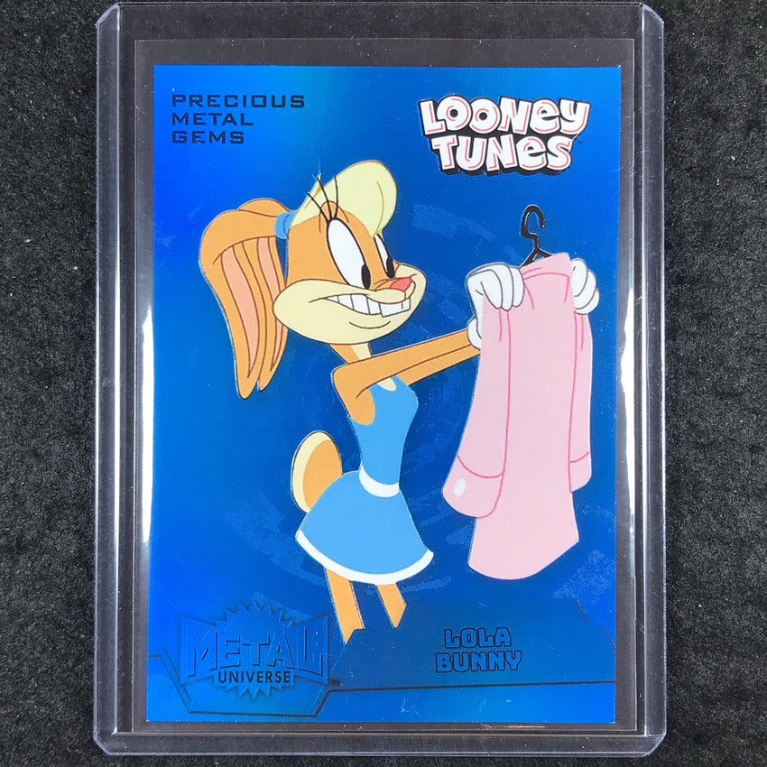 2024 Fleer Retro Looney Tunes LOLA BUNNY Metal Universe PMG Blue 9/50 #30
