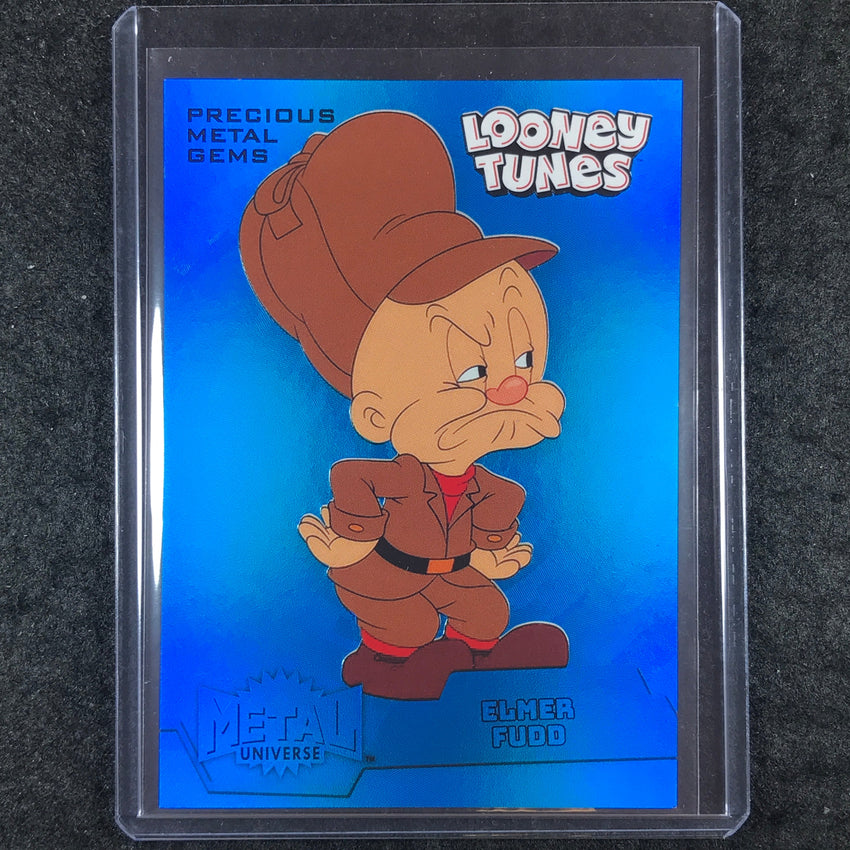 2024 Fleer Retro Looney Tunes ELMER FUDD Metal Universe PMG Blue 8/50 #34