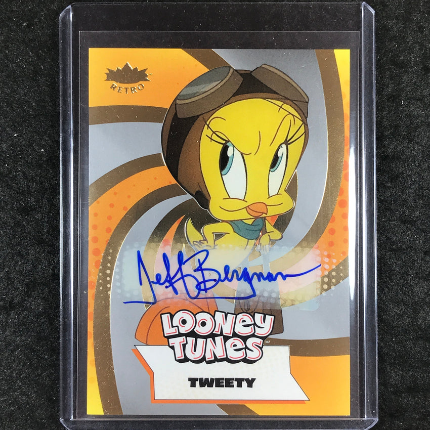 2024 Fleer Retro Looney Tunes TWEETY JEFF BERGMAN Base Autograph #5