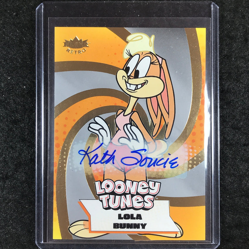 2024 Fleer Retro Looney Tunes LOLA BUNNY KATH SOUCIE Base Autograph #12