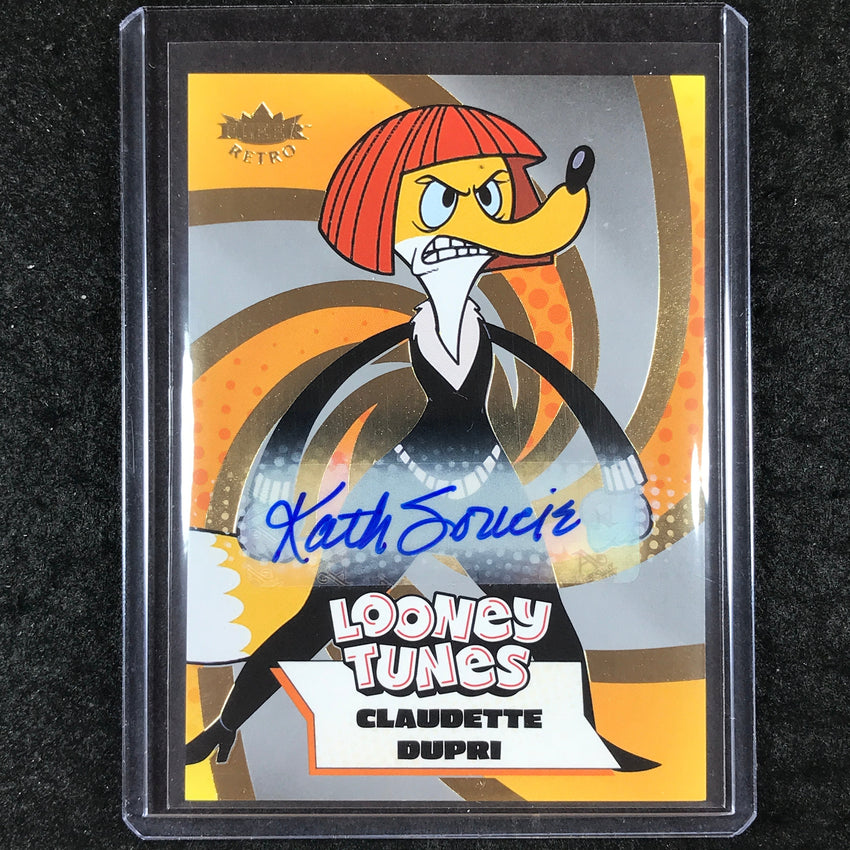 2024 Fleer Retro Looney Tunes CLAUDETTE DUPRI KATH SOUCIE Base Autograph #44