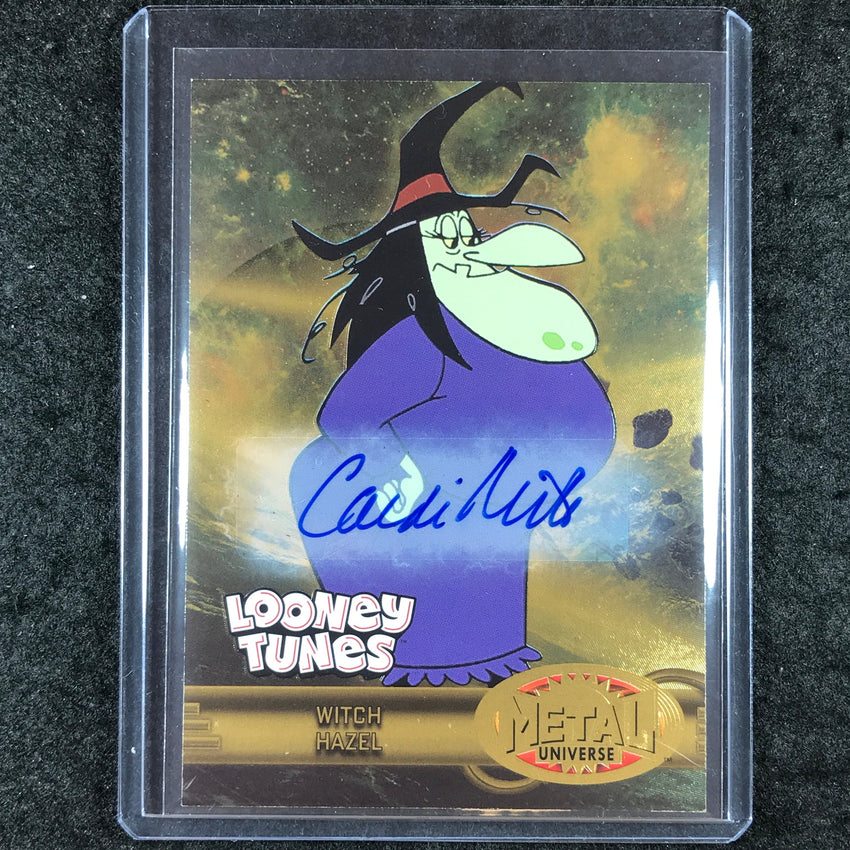 2024 Fleer Retro Looney Tunes WITCH HAZEL CANDI MILO Metal Retro Auto Gold 2/10