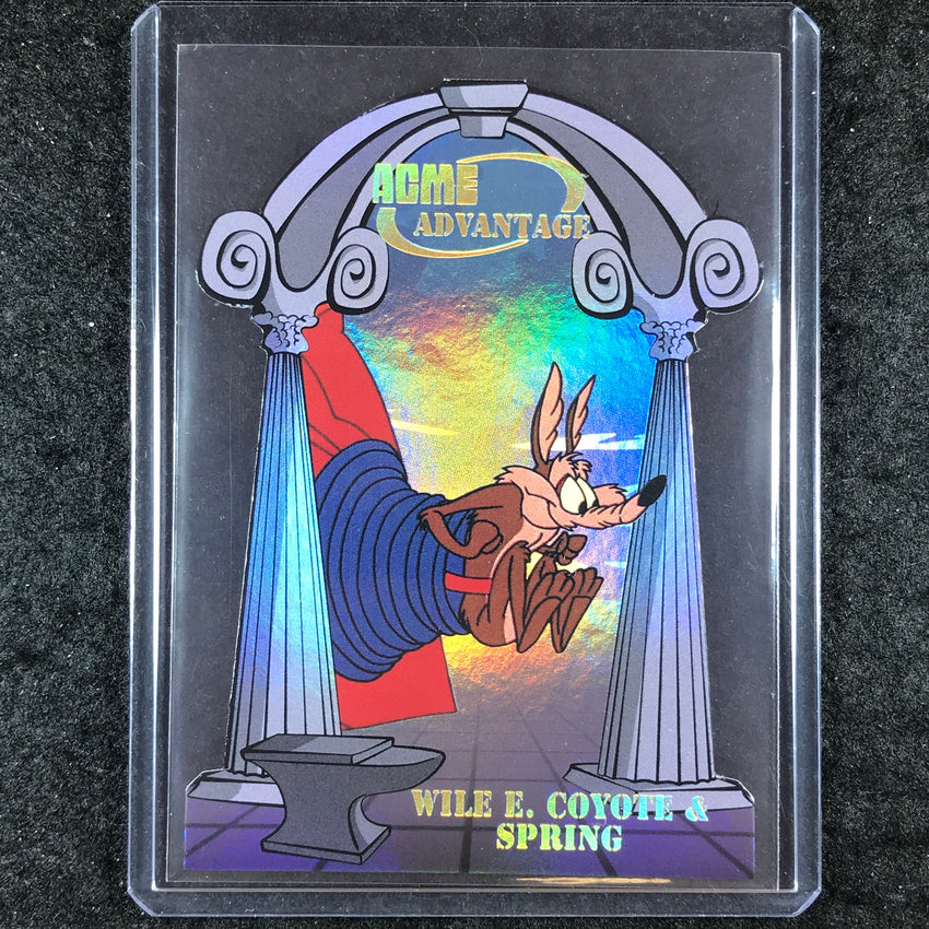 2024 Fleer Retro Looney Tunes WILE E. COYOTE & SPRING ACME Advantage SP #19
