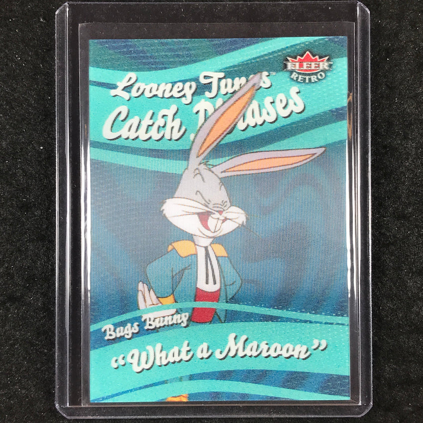 2024 Fleer Retro Looney Tunes BUGS BUNNY "WHAT A MAROON" Catch Phrases SP #23