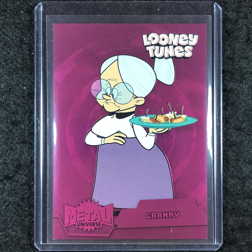 2024 Fleer Retro Looney Tunes GRANNY Metal Universe Pink FX /300 #40