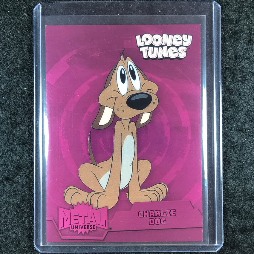 2024 Fleer Retro Looney Tunes CHARLIE DOG Metal Universe Pink FX /300 #45