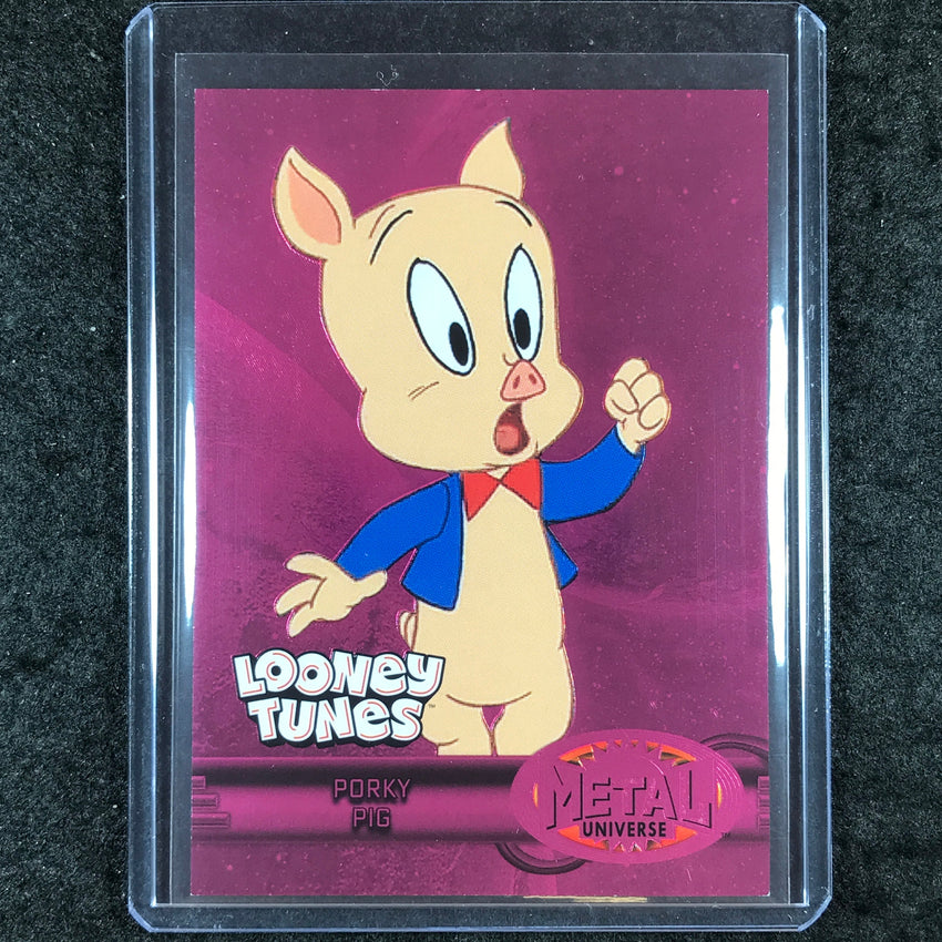 2024 Fleer Retro Looney Tunes PORKY PIG Metal Universe 97-98 Retro Pink /300 #5