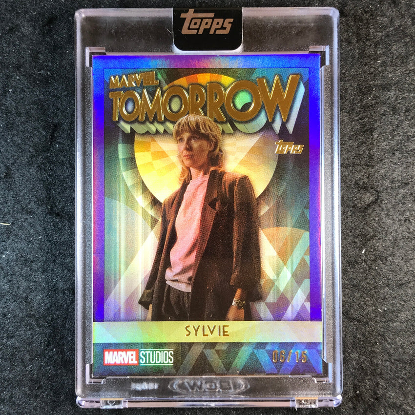 2025 Topps Marvel The Collector SYLVIE Marvel Tomorrow Purple 6/15 #23