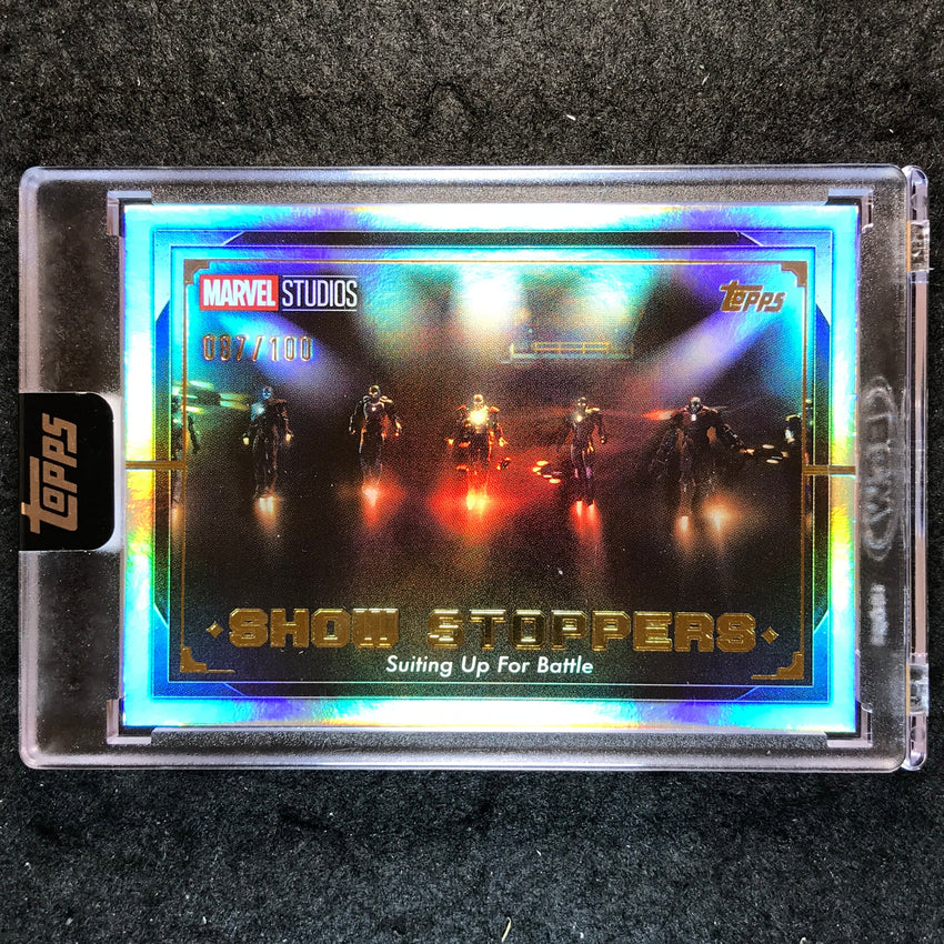 2025 Topps Marvel The Collector SUITING UP FOR BATTLE Show Stoppers 87/100 #12