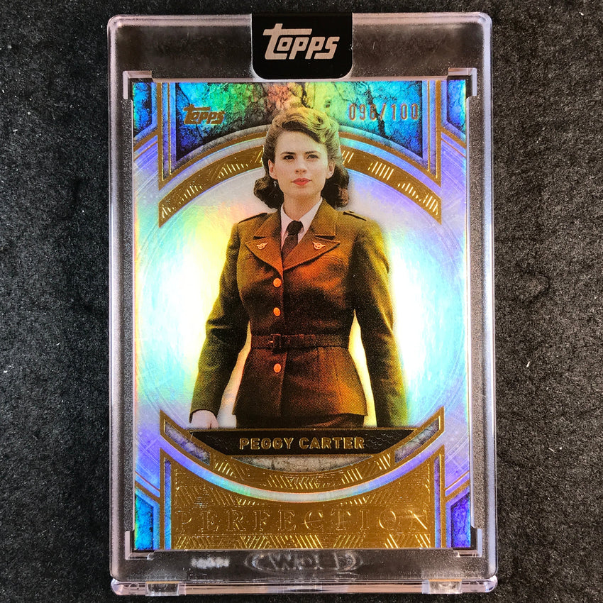 2025 Topps Marvel The Collector PEGGY CARTER MCU Perfection Base 96/100 #80