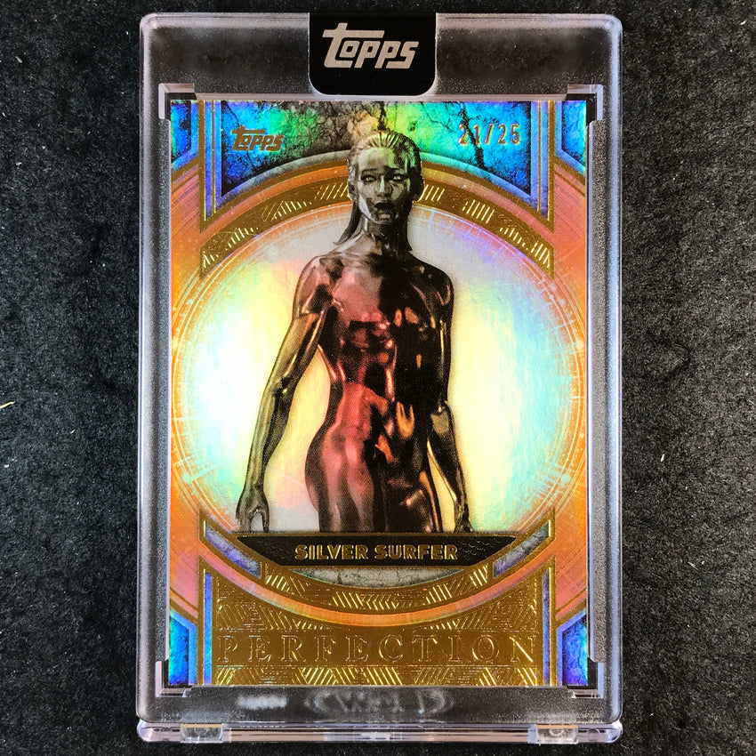 2025 Topps Marvel The Collector SILVER SURFER MCU Perfection Orange 21/25 #66