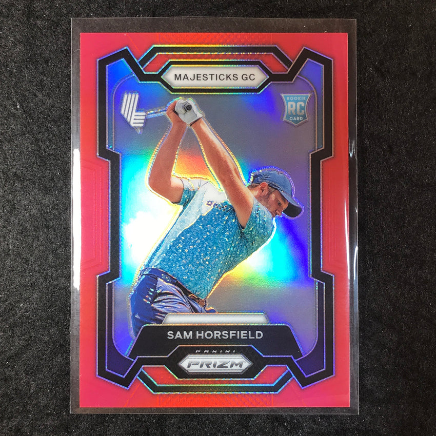 2024 Prizm LIV Golf SAM HORSFIELD Rookie Base Red /149 #43