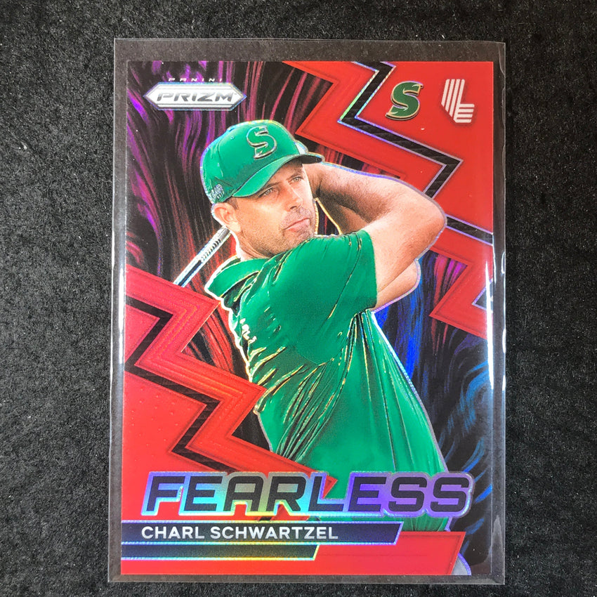 2024 Prizm LIV Golf CHARL SCHWARTZEL Fearless Red /149 #5