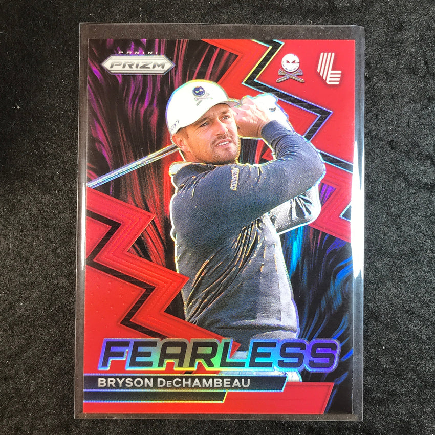 2024 Prizm LIV Golf BRYSON DECHAMBEAU Fearless Red /149 #12