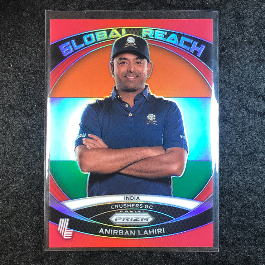 2024 Prizm LIV Golf ANIRBAN LAHIRI Global Reach Red /149 #9