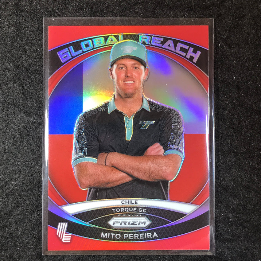 2024 Prizm LIV Golf MITO PEREIRA Global Reach Red /149 #14