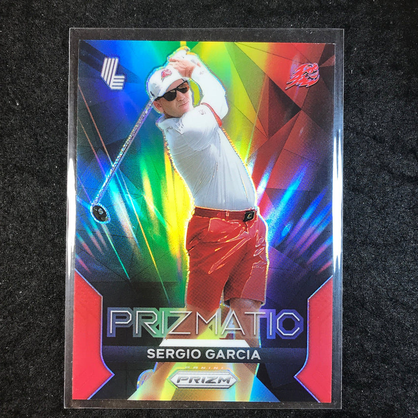 2024 Prizm LIV Golf SERGIO GARCIA Prizmatic Red /149 #4