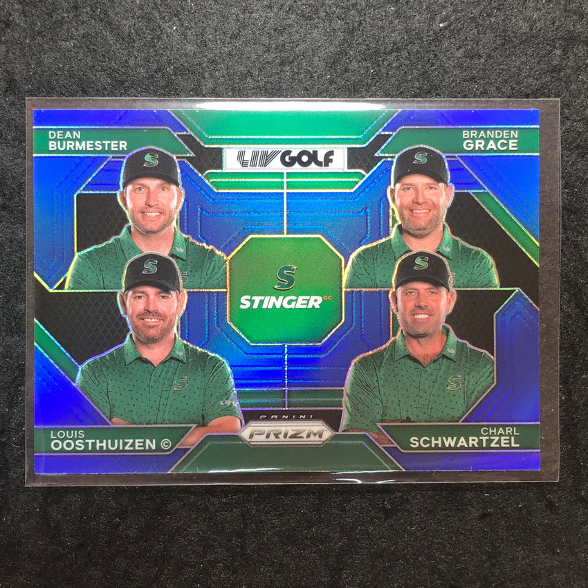 2024 Prizm LIV Golf STINGER GC Team Cards Blue 22/99 #67