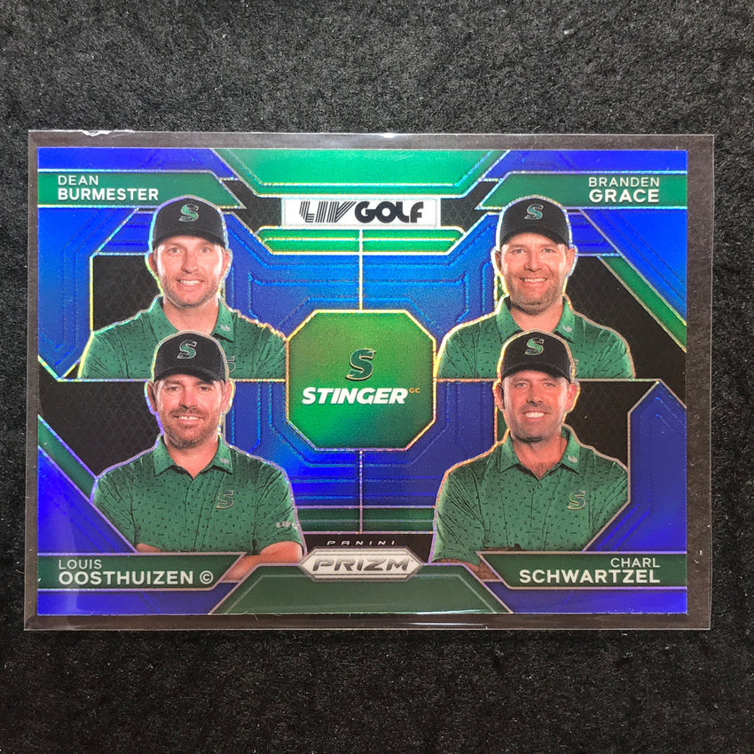 2024 Prizm LIV Golf STINGER GC Team Cards Blue 61/99 #67