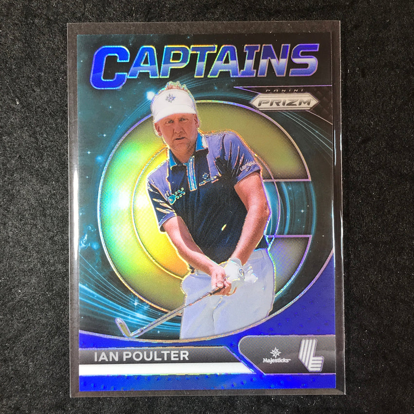 2024 Prizm LIV Golf IAN POULTER Captains Blue 82/99 #73