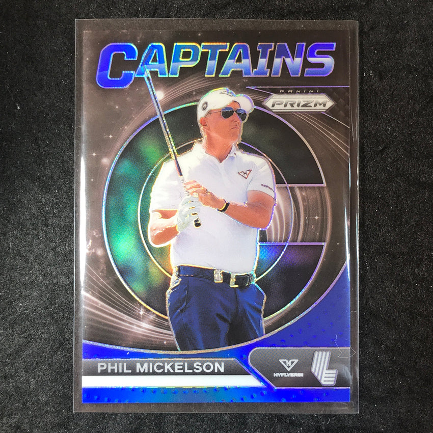 2024 Prizm LIV Golf PHIL MICKELSON Captains Blue 72/99 #81