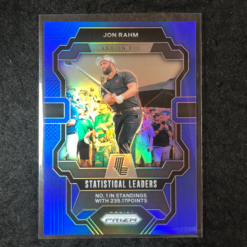2024 Prizm LIV Golf JON RAHM Statistical Leaders Blue 31/99 #99