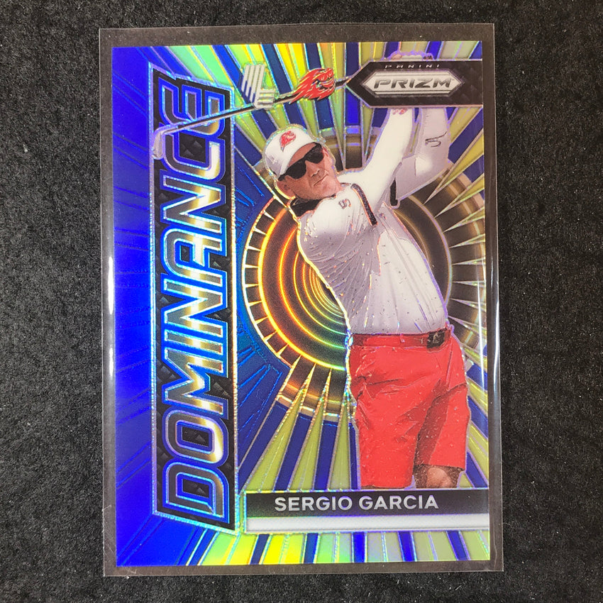 2024 Prizm LIV Golf SERGIO GARCIA Dominance Blue 44/99 #4