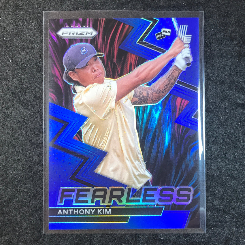 2024 Prizm LIV Golf ANTHONY KIM Fearless Blue 37/99 #2