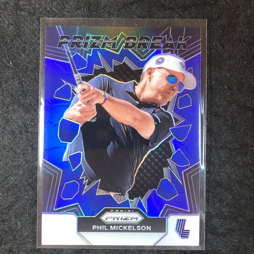 2024 Prizm LIV Golf PHIL MICKELSON Prizm Break Blue 33/99 #5