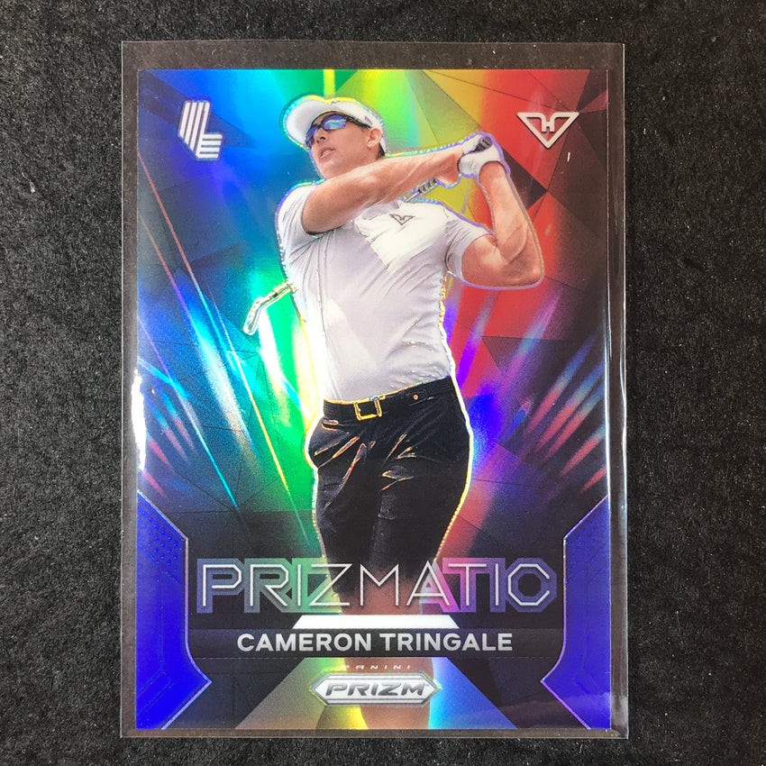 2024 Prizm LIV Golf CAMERON TRINGALE Prizmatic Blue 3/99 #5