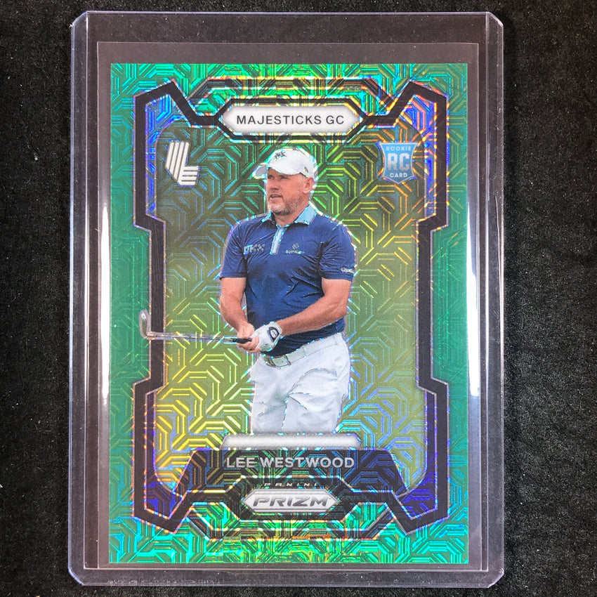 2024 Prizm LIV Golf LEE WESTWOOD Rookie Base Green Mojo 45/54 #25