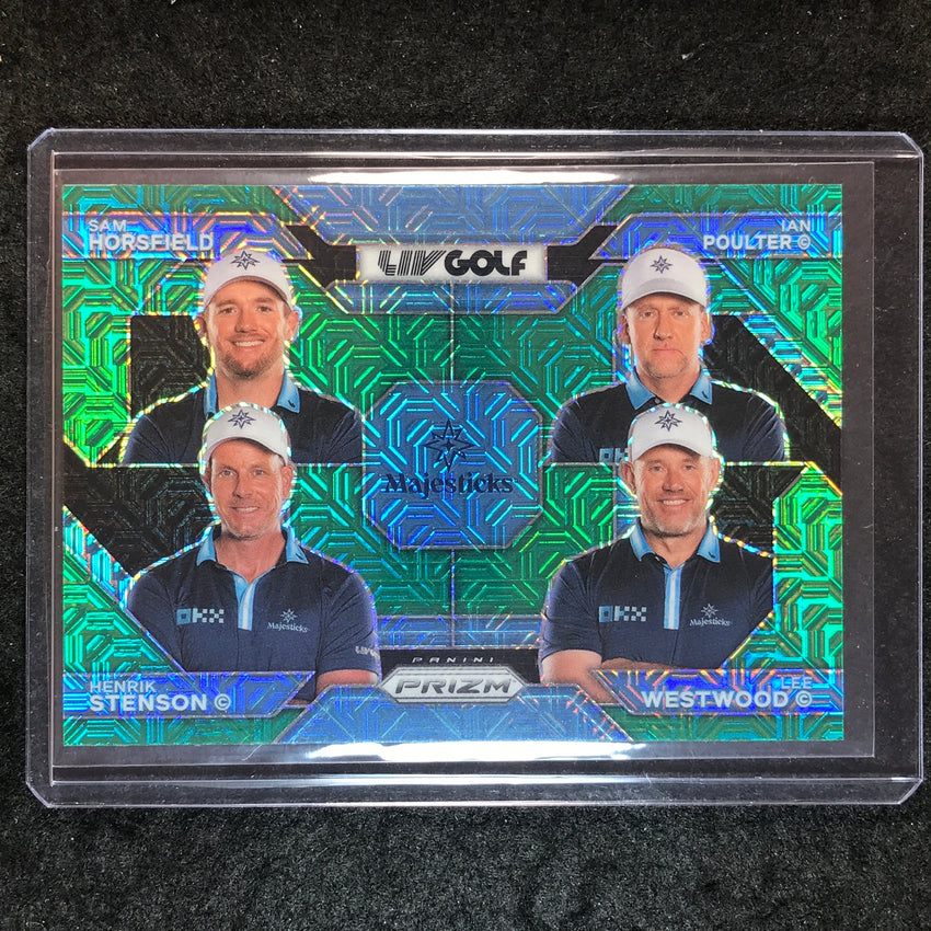 2024 Prizm LIV Golf MAJESTICKS GC Team Cards Green Mojo 11/54 #63