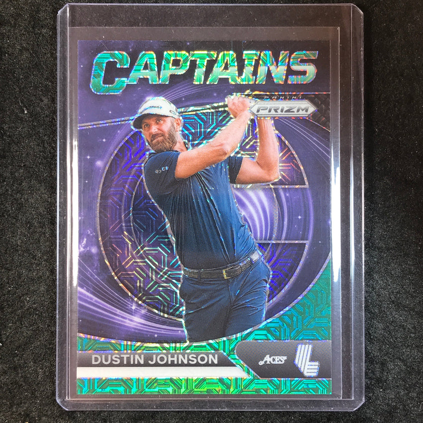 2024 Prizm LIV Golf DUSTIN JOHNSON Captains Green Mojo 31/54 #70