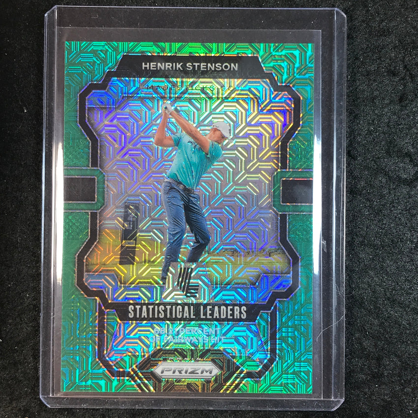2024 Prizm LIV Golf HENRIK STENSON Statistical Leaders Green Mojo 30/54 #85