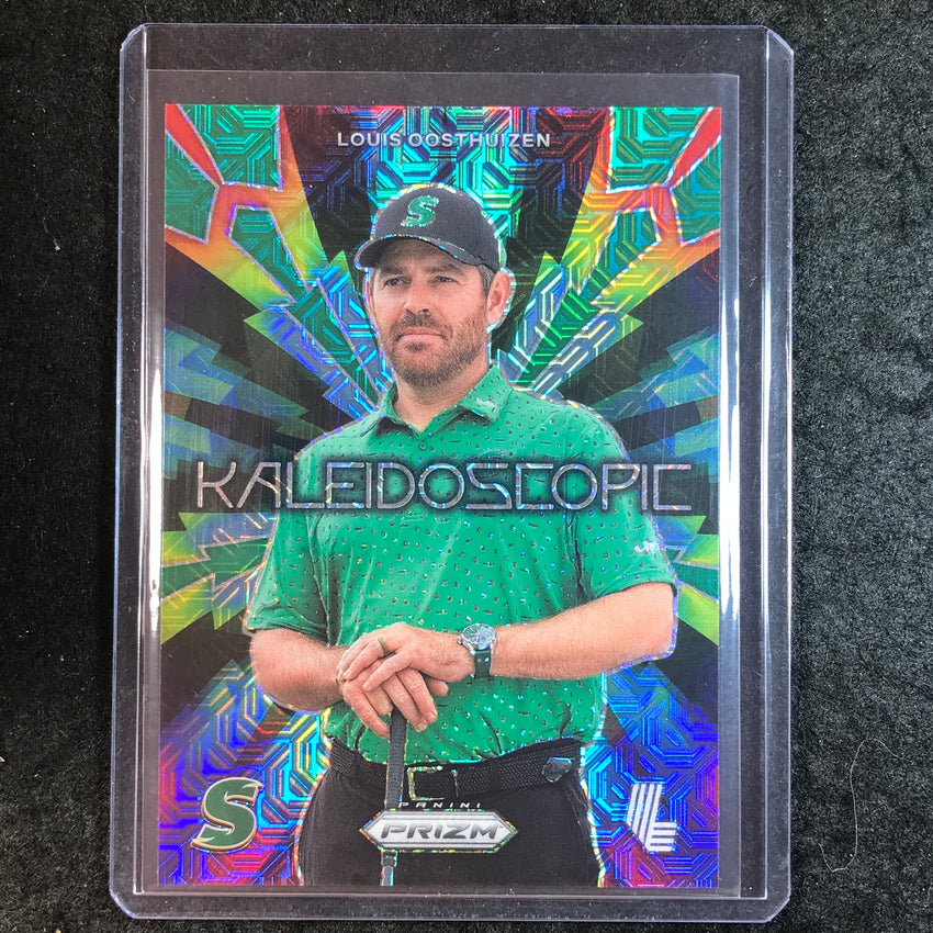 2024 Prizm LIV Golf LOUIS OOSTHUIZEN Kaleidoscopic Green Mojo 37/54 #4
